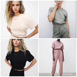 Zara Crop Sweatshirt